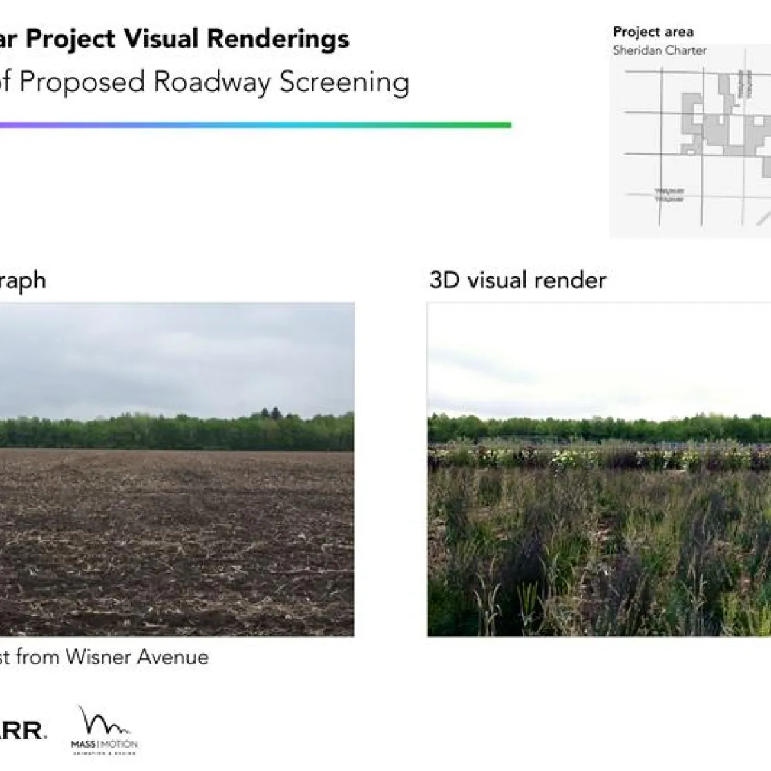 Sylvan Solar project visual renderings