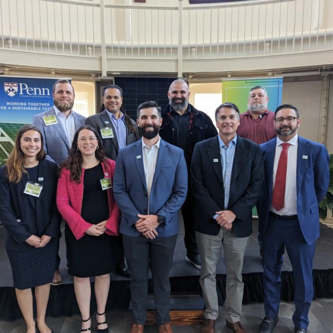 AES Team at the University of Pennsylvania Great Cove Ribbon Cutting event during Penn Energy Week_0.jpg