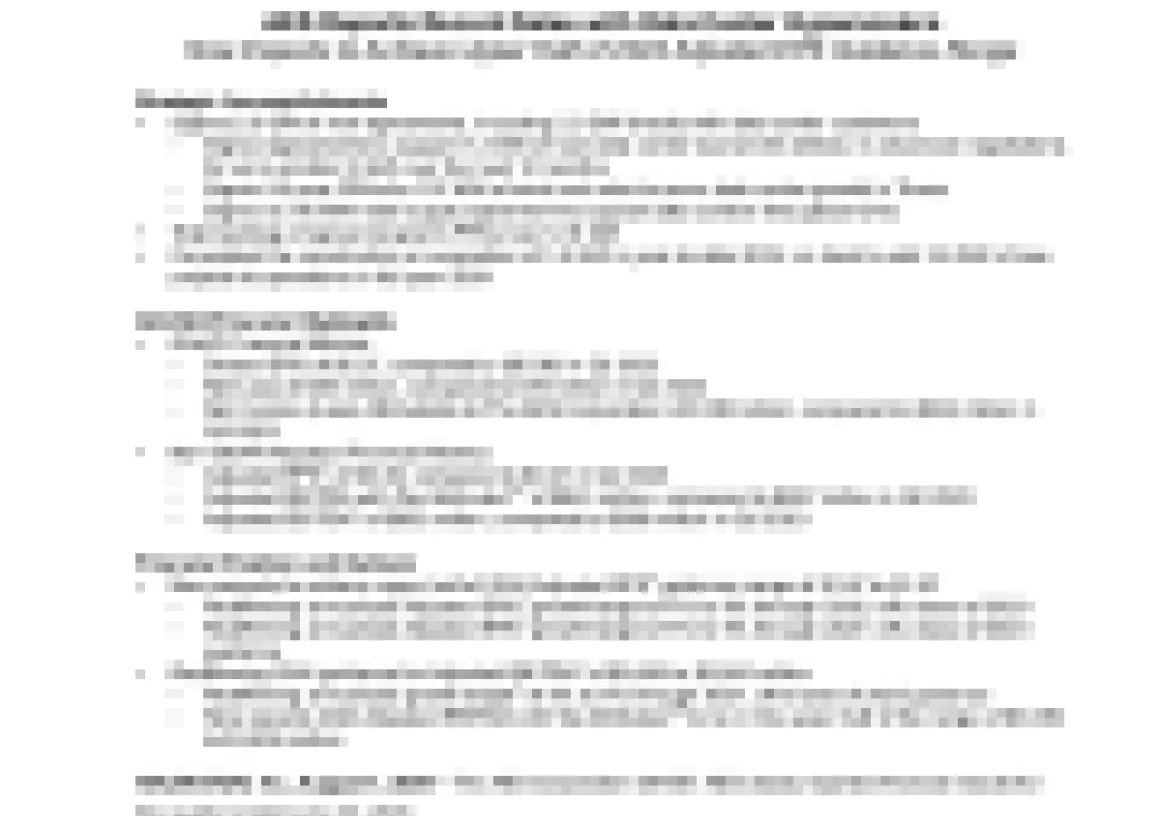 Press release document from AES with the logo at the top right. The title reads 'AES Reports Record Sales with Data Center Agreements'. The document outlines sales achievements, new agreements, and future projections. Key figures and dates are highlighted, including a significant contract signed in August 2023.