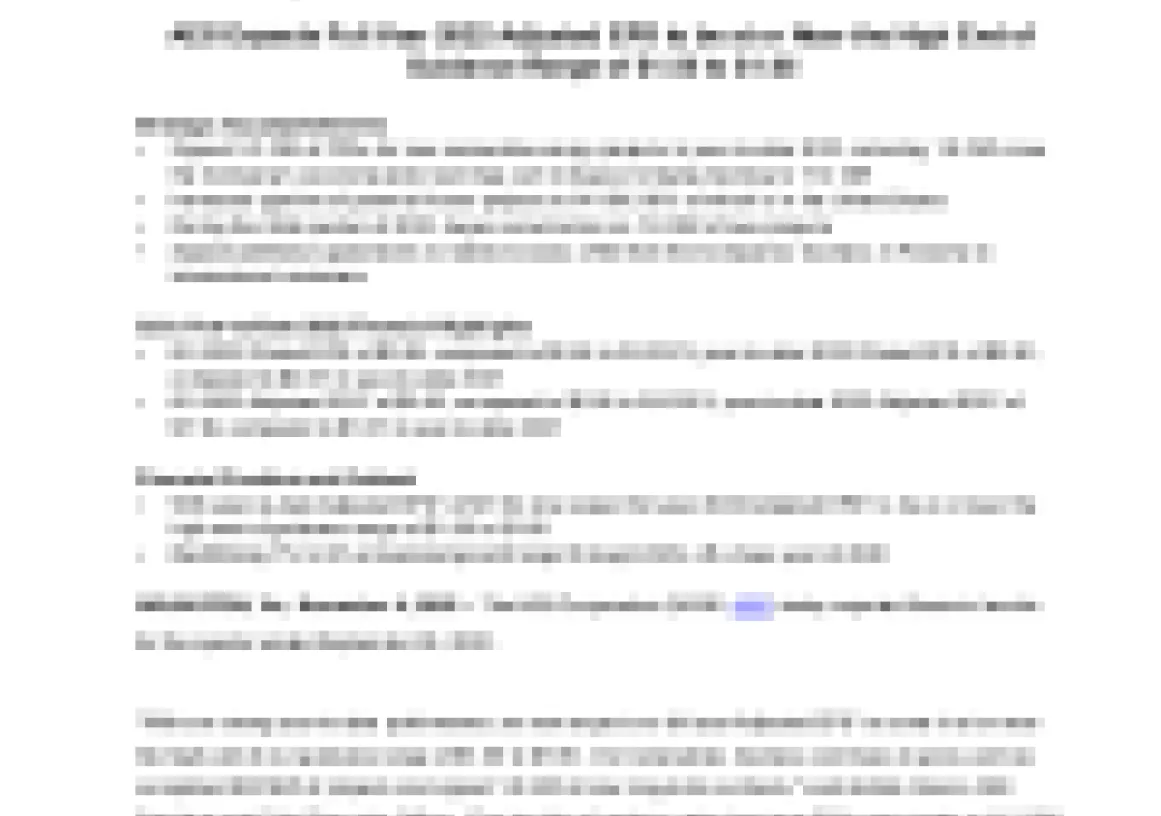 A press release document from AES with the headline: 'AES Expands Full-Year 2023 Adjusted EPS to Be in or Above New, Higher End of Guidance Range of $1.65 to $1.75.' It includes details on key highlights, financial updates, and strategic initiatives. The AES logo is displayed in the top right corner.