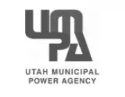 Logo of Utah Municipal Power Agency featuring stylized letters 'UMPA' above the text 'Utah Municipal Power Agency'.