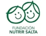Logo of Fundación Nutrir Salta featuring two smiling faces outlined in green.